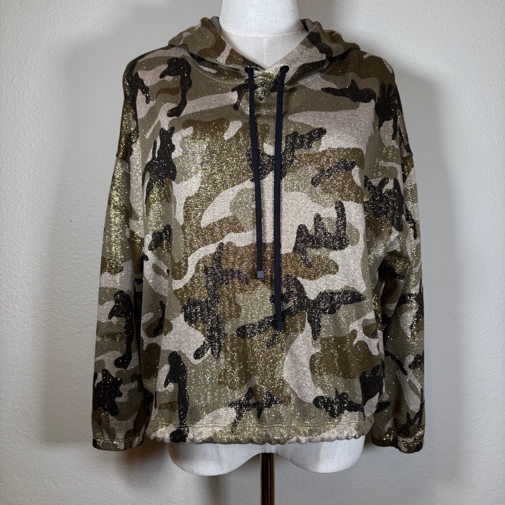 NWOT Koral Titrate Lux Metallic Camo Hoodie Size Large